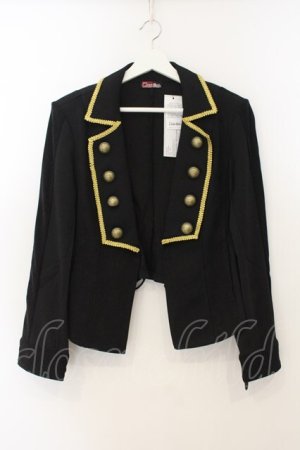 画像: Qutie Frash / ナポレオンジャケット F ブラック O-26-01-24-021-QU-JA-OW-OS