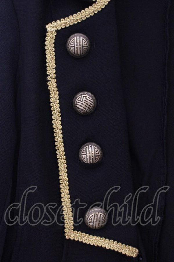 画像2: Qutie Frash / ナポレオンジャケット F ブラック O-26-01-24-021-QU-JA-OW-OS (2)