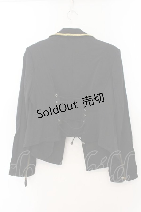 画像4: Qutie Frash / ナポレオンジャケット F ブラック O-26-01-24-021-QU-JA-OW-OS (4)