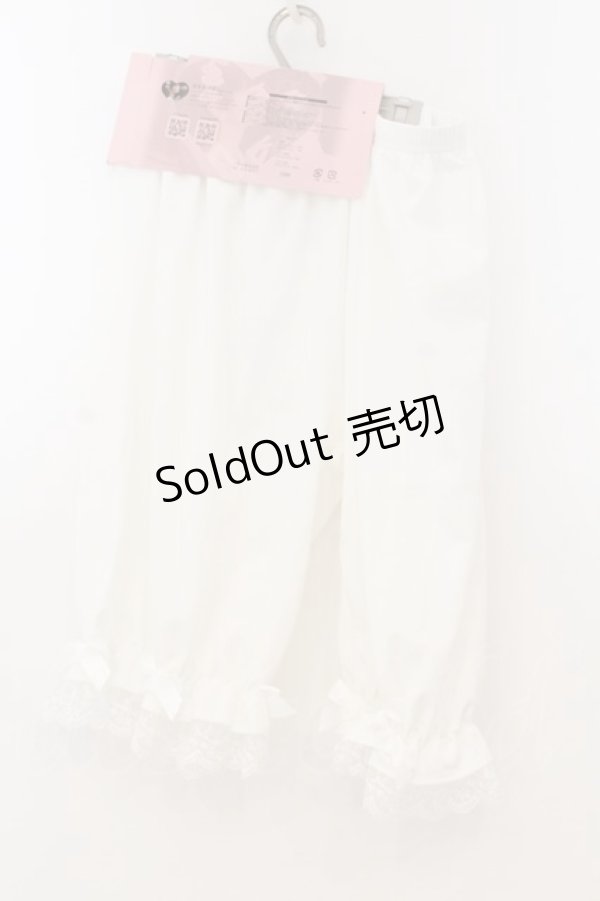 画像2: m petit by misako / ECAM5ブスソリボンJ ドロワーズ L~LL オフシロ O-26-01-24-026-LO-PA-IG-OS (2)