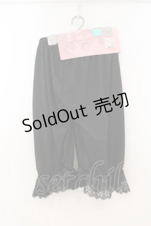 画像: m petit by misako / ECAM5ブスソリボンJ ドロワーズ L~LL クロ O-26-01-24-027-LO-PA-IG-OS