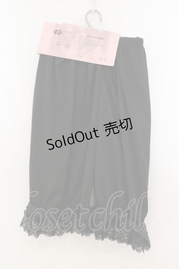 画像2: m petit by misako / ECAM5ブスソリボンJ ドロワーズ L~LL クロ O-26-01-24-027-LO-PA-IG-OS (2)