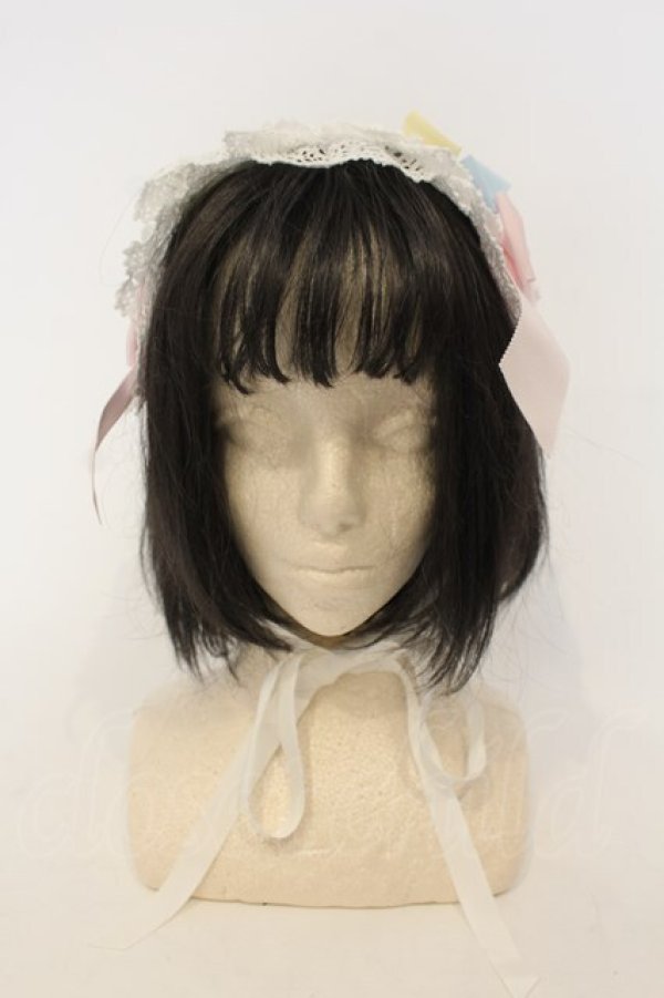 画像2: BABY,THE STARS SHINE BRIGHT / Le ruban d' ombre a trois couchesヘッドドレス  オフシロ O-26-01-26-003-BA-AC-OW-OS (2)