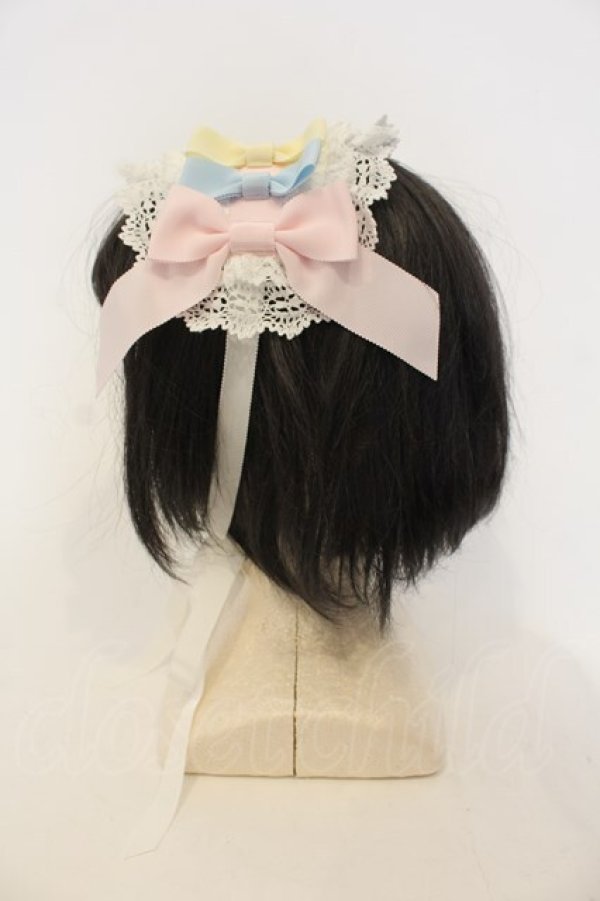 画像3: BABY,THE STARS SHINE BRIGHT / Le ruban d' ombre a trois couchesヘッドドレス  オフシロ O-26-01-26-003-BA-AC-OW-OS (3)