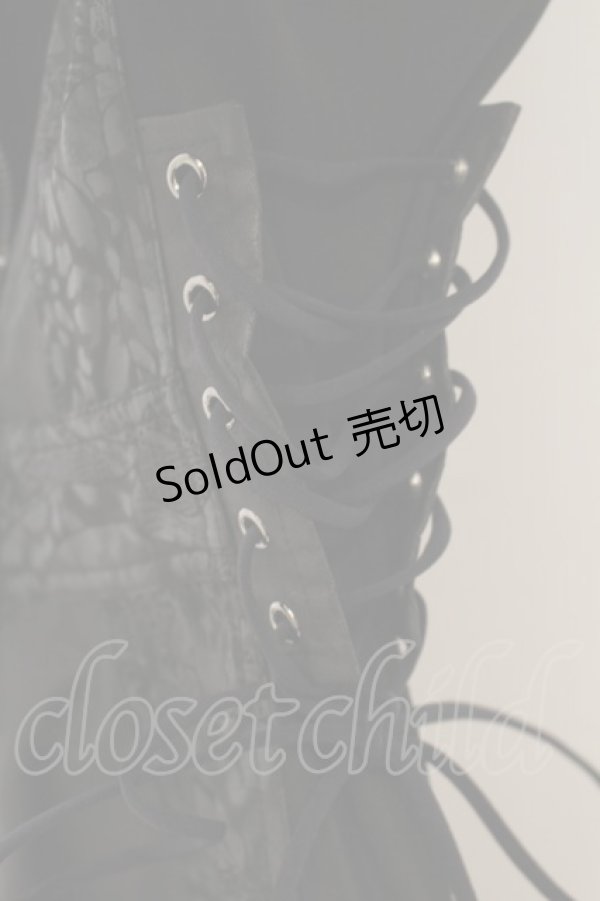 画像4: Qutie Frash / ライダースロングベスト F ブラック O-26-01-26-026-QU-TO-OW-OS (4)