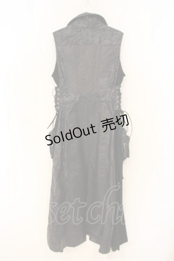 画像5: Qutie Frash / ライダースロングベスト F ブラック O-26-01-26-026-QU-TO-OW-OS (5)