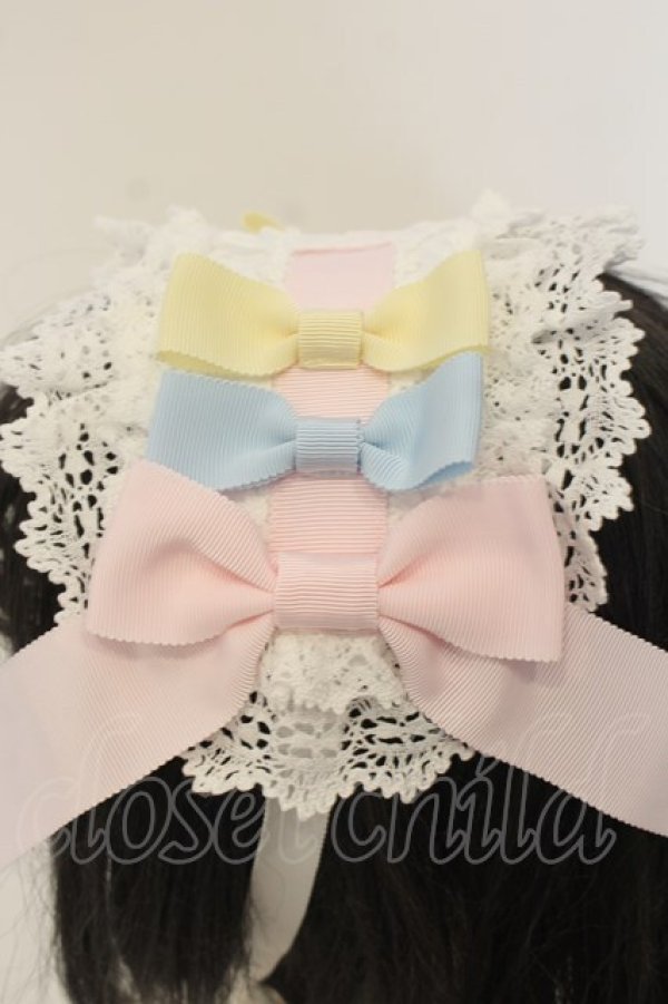 画像4: BABY,THE STARS SHINE BRIGHT / Le ruban d' ombre a trois couchesヘッドドレス  オフシロ O-26-01-26-003-BA-AC-OW-OS (4)