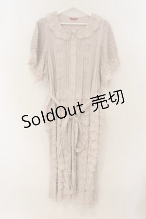 画像: PINK HOUSE / ピコフリルレース段々ワンピース【お直しあり】  ピンク O-26-01-26-031-LO-OP-IG-OS