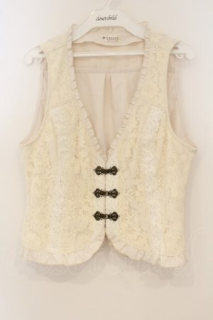 画像: axes femme / ビットデザインレースベスト M キナリ O-26-01-26-042-AX-TO-OW-OS