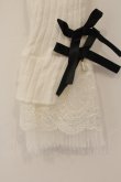 画像2: axes femme / 袖レースデザインラメニット F シロ O-26-01-26-045-AX-TO-OW-OS (2)