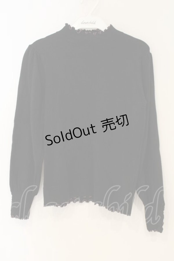 画像1: axes femme / マシンウォッシャプルニット F クロ O-26-01-26-051-AX-TO-OW-ZT0130R (1)