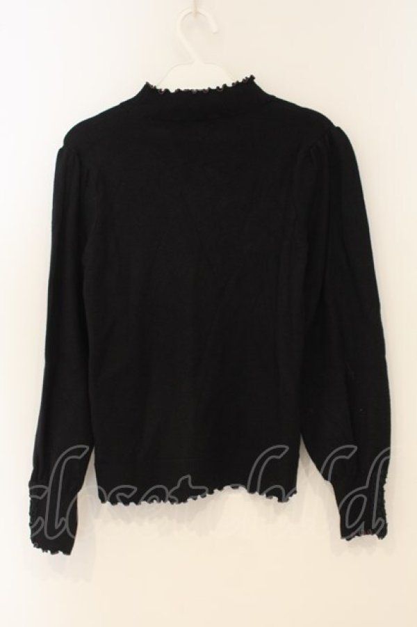 画像2: axes femme / マシンウォッシャプルニット F クロ O-26-01-26-051-AX-TO-OW-OS (2)