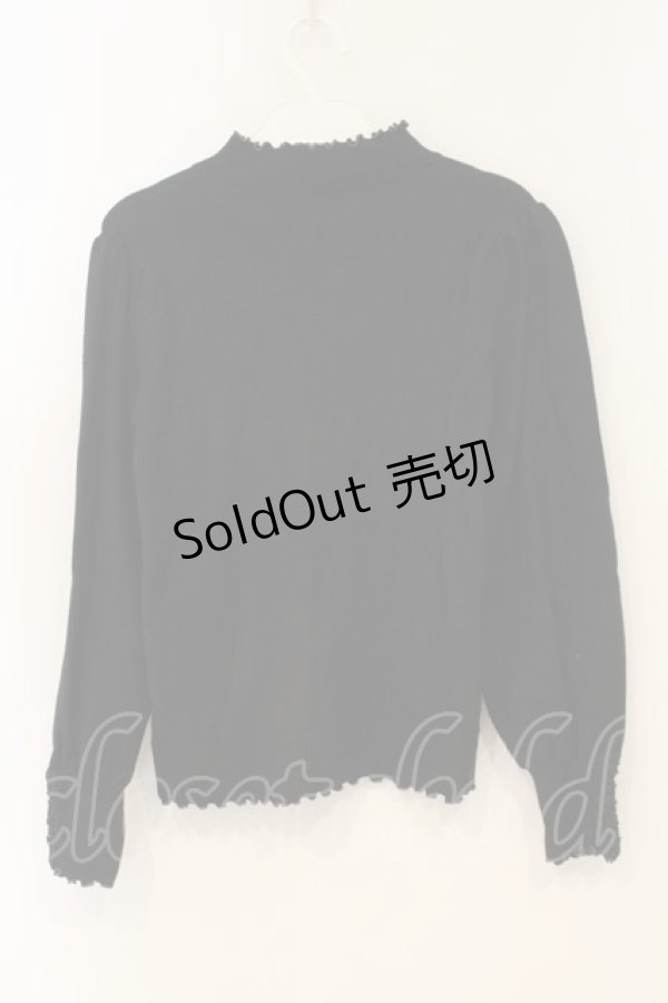 画像2: axes femme / マシンウォッシャプルニット F クロ O-26-01-26-051-AX-TO-OW-ZT0130R (2)