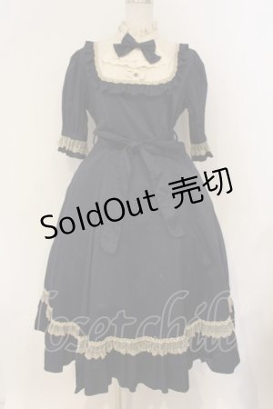 画像: Victorian maiden / クラシカルドールハーフスリーブロングドレス グローバルサイズ サファイア O-26-01-26-007-CL-OP-OW-OS