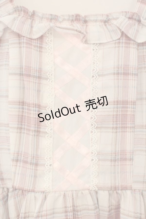 画像2: Alice Mashiro / TT*MAティアードジャンパースカート M ピンク O-26-01-26-061-LO-OP-IG-OS (2)