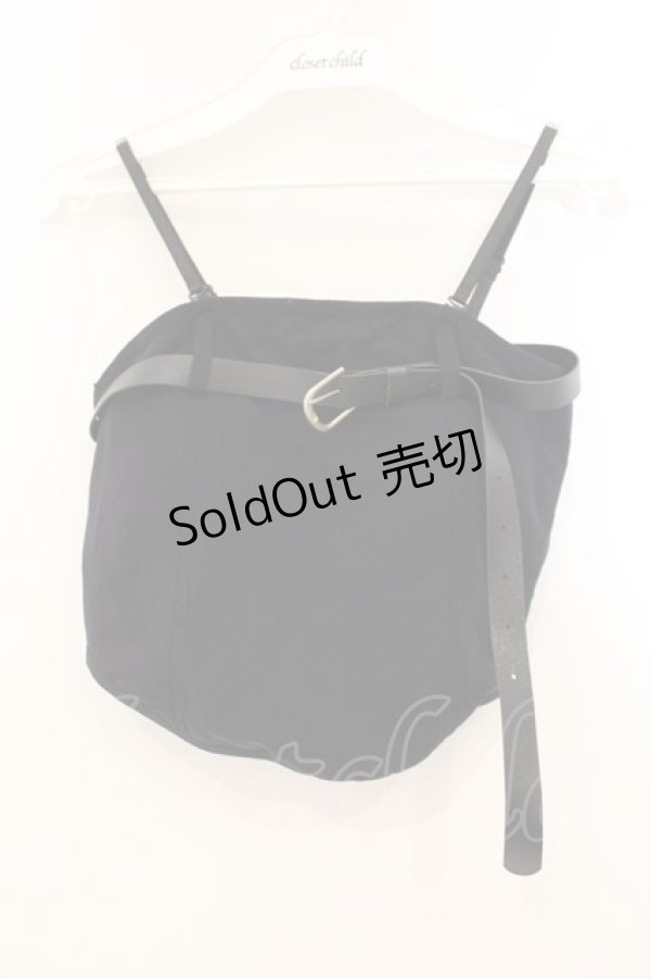 画像1: Millor TOKYO / ベルトデザインチューブトップ  クロ O-26-01-26-065-LO-TO-IG-OS (1)