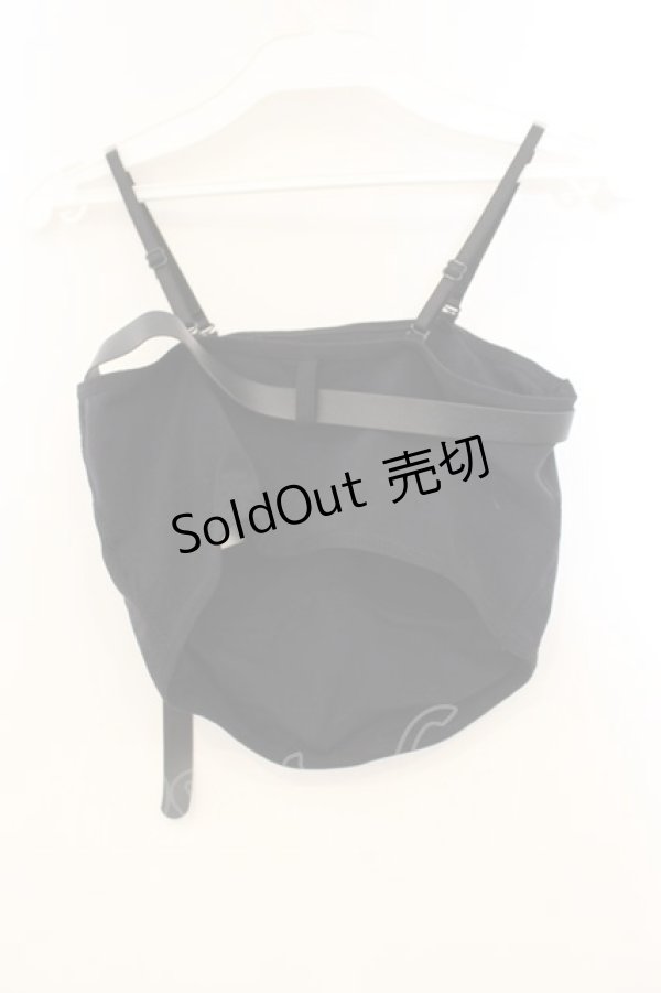 画像2: Millor TOKYO / ベルトデザインチューブトップ  クロ O-26-01-26-065-LO-TO-IG-OS (2)