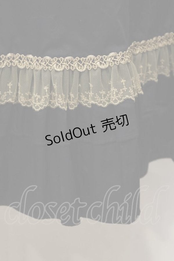 画像3: Victorian maiden / クラシカルドールハーフスリーブロングドレス グローバルサイズ サファイア O-26-01-26-007-CL-OP-OW-OS (3)