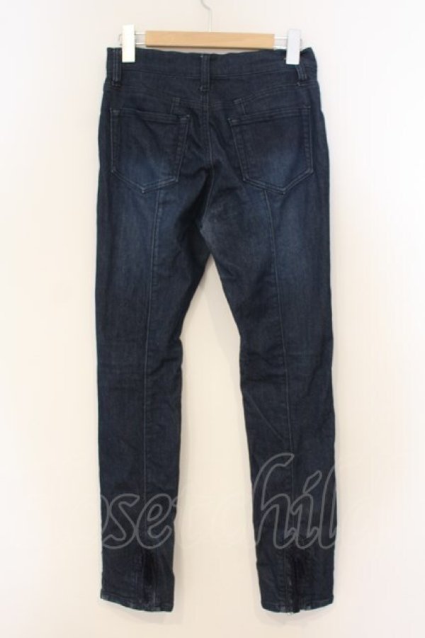 画像2: axes femme / 裏起毛デニムパギンス M インディゴ O-26-01-26-071-AX-PA-IG-OS (2)