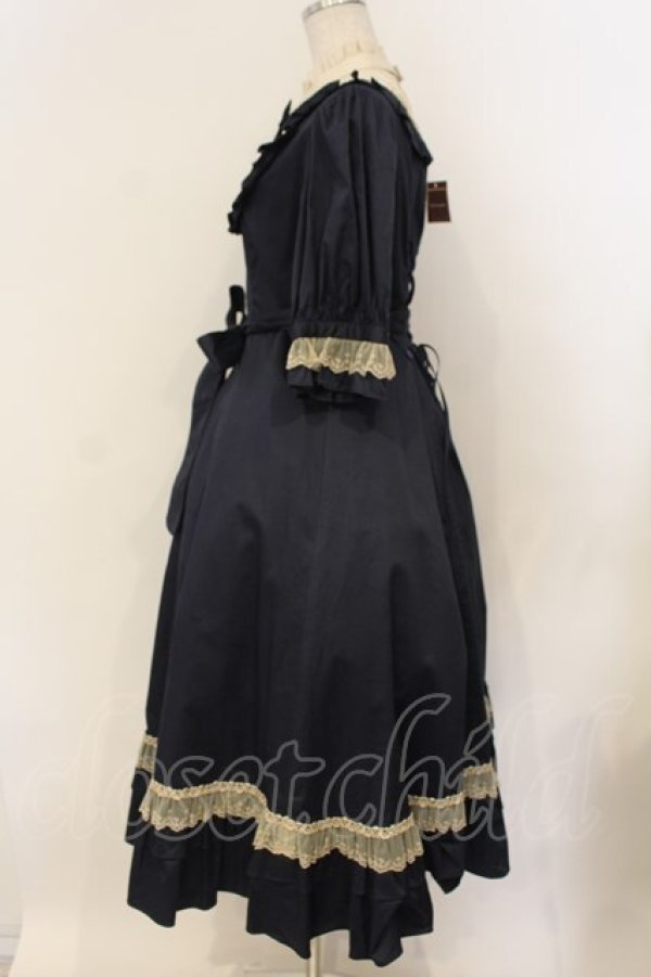 画像4: Victorian maiden / クラシカルドールハーフスリーブロングドレス グローバルサイズ サファイア O-26-01-26-007-CL-OP-OW-OS (4)