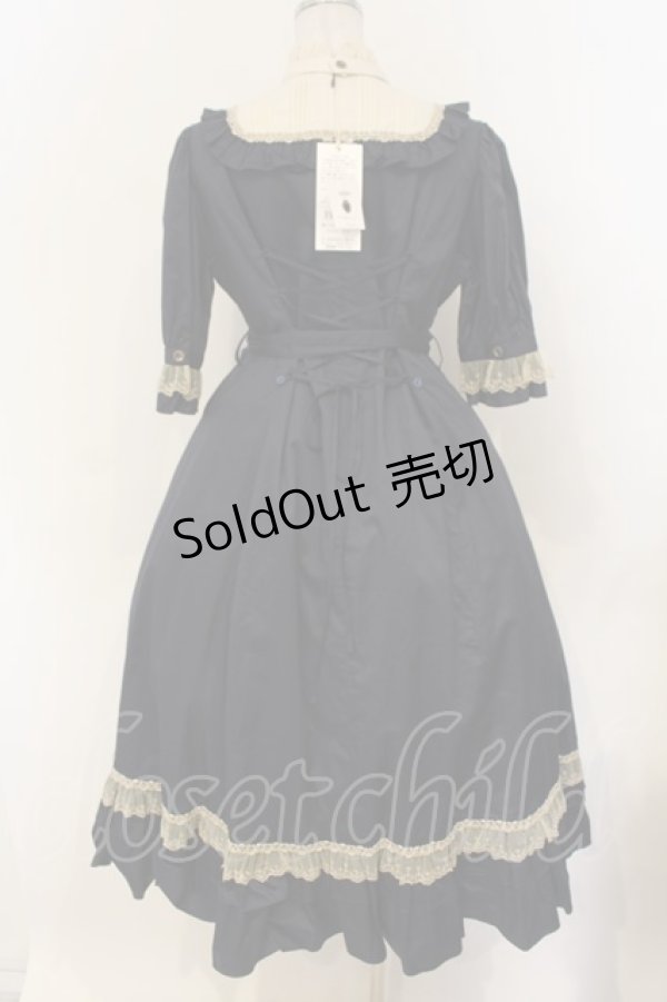 画像5: Victorian maiden / クラシカルドールハーフスリーブロングドレス グローバルサイズ サファイア O-26-01-26-007-CL-OP-OW-OS (5)