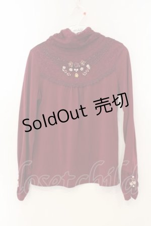 画像: axes femme / ガーデンタートルインナープルオーバー M ワイン O-26-01-26-076-AX-TO-IG-OS