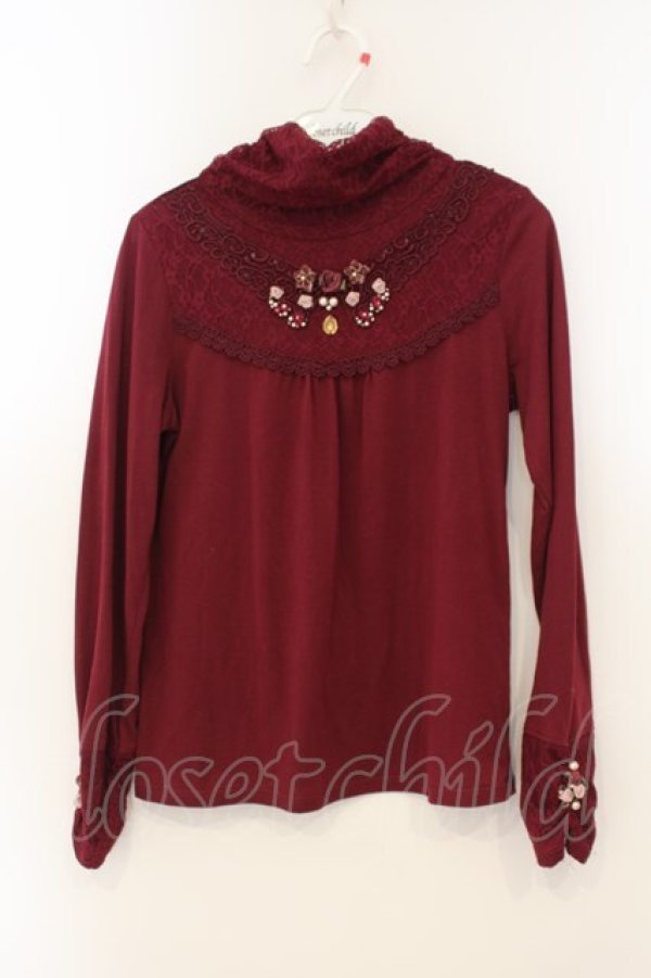 画像1: axes femme / ガーデンタートルインナープルオーバー M ワイン O-26-01-26-076-AX-TO-IG-OS (1)