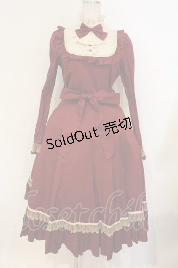 画像1: Victorian maiden / クラシカルドールロングドレス  ボルドー O-26-01-26-008-CL-OP-OW-OS (1)