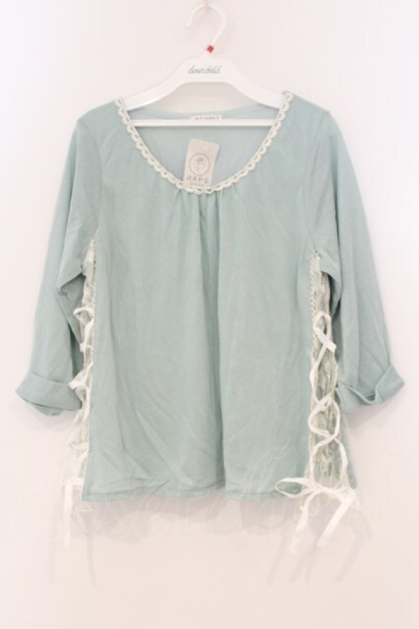 画像1: axes femme / サイドレースアップカットプル  ミント O-26-01-26-081-AX-TO-IG-OS (1)