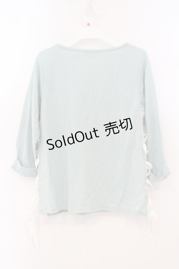 画像2: axes femme / サイドレースアップカットプル  ミント O-26-01-26-081-AX-TO-IG-ZT0130R (2)