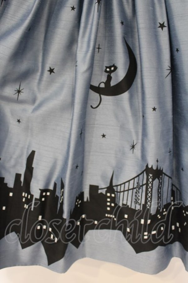 画像2: MILK / Fly me to the Moonドレス  ブルー O-26-01-26-084-ML-OP-OW-OS (2)