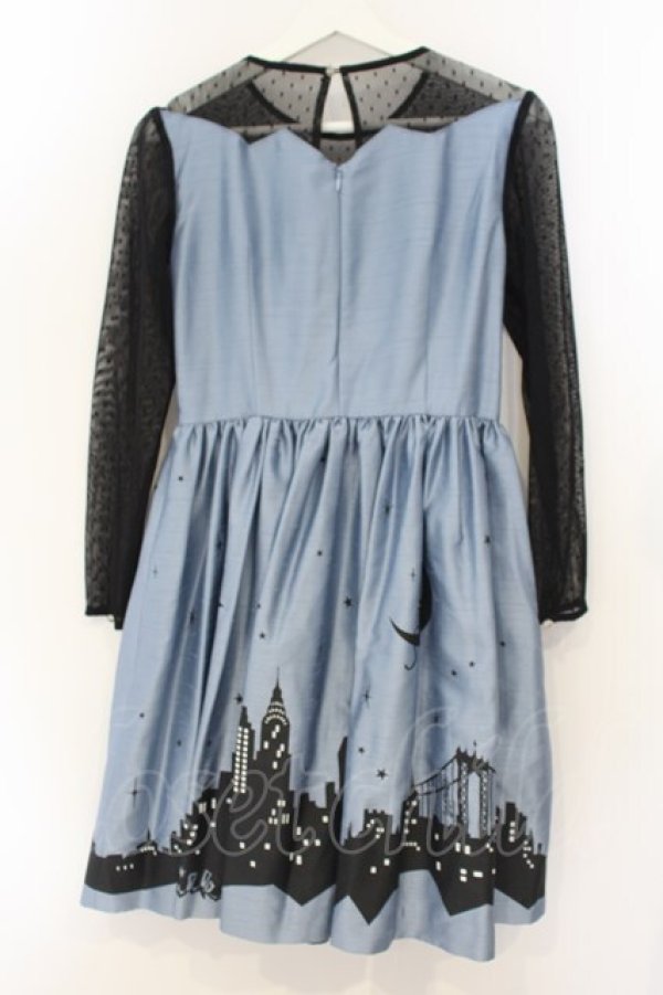 画像4: MILK / Fly me to the Moonドレス  ブルー O-26-01-26-084-ML-OP-OW-OS (4)