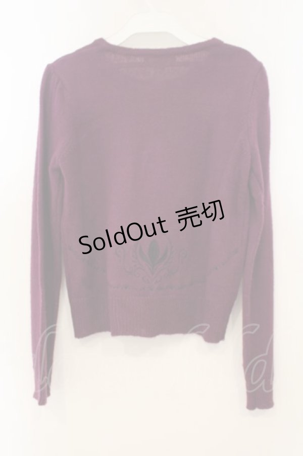 画像3: Secret Honey / 戴冠式ケープ＆カーディガンセット(エルサver.)カーディガン単品  パープル O-26-01-26-085-CA-TO-OW-OS (3)