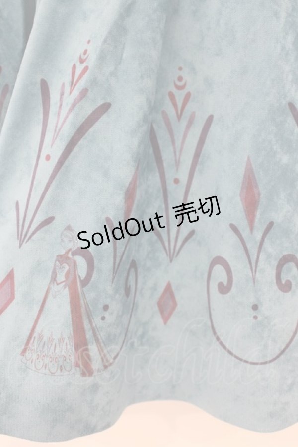 画像2: Secret Honey / 戴冠式ビスチェ&スカートセット(エルサver.)スカート単品 2 グリーン O-26-01-26-086-CA-OP-OW-OS (2)