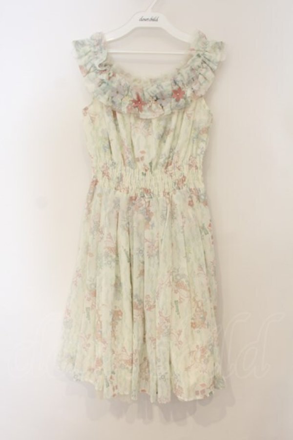 画像1: Secret Honey / セントラルデート ワンピース(ディズニープリンセスver.) 2 アイボリー O-26-01-26-087-CA-OP-OW-OS (1)