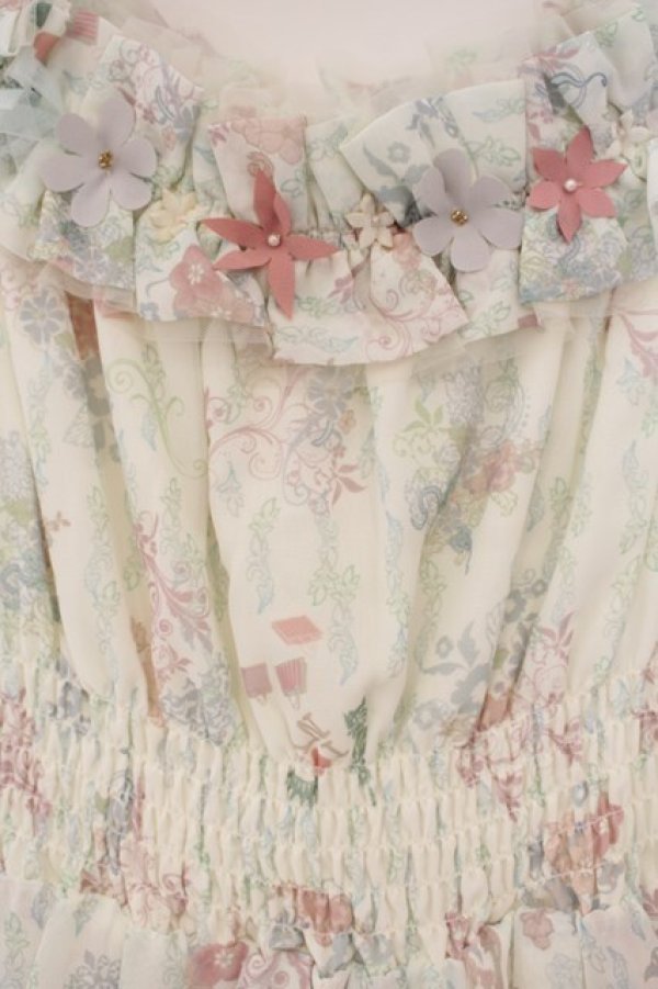 画像2: Secret Honey / セントラルデート ワンピース(ディズニープリンセスver.) 2 アイボリー O-26-01-26-087-CA-OP-OW-OS (2)