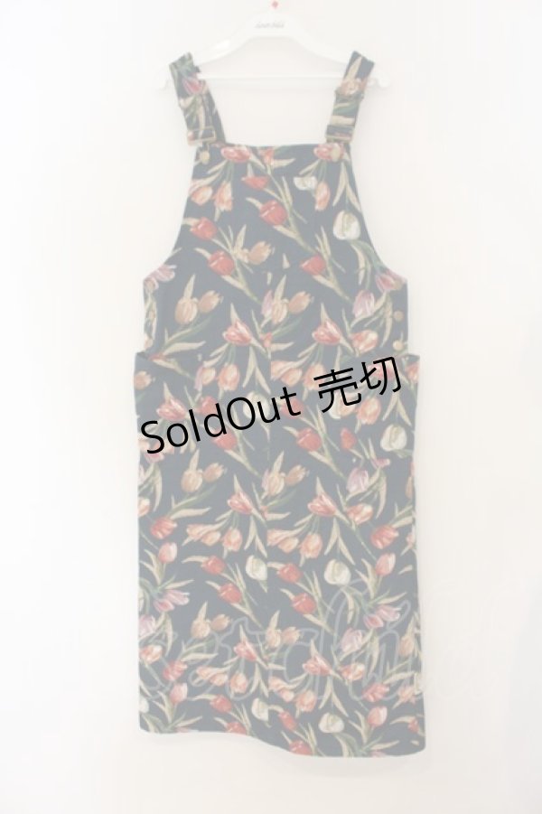 画像1: merry jenny / チューリップジャンスカ F ネイビー O-26-01-26-092-LO-OP-OW-ZT405 (1)