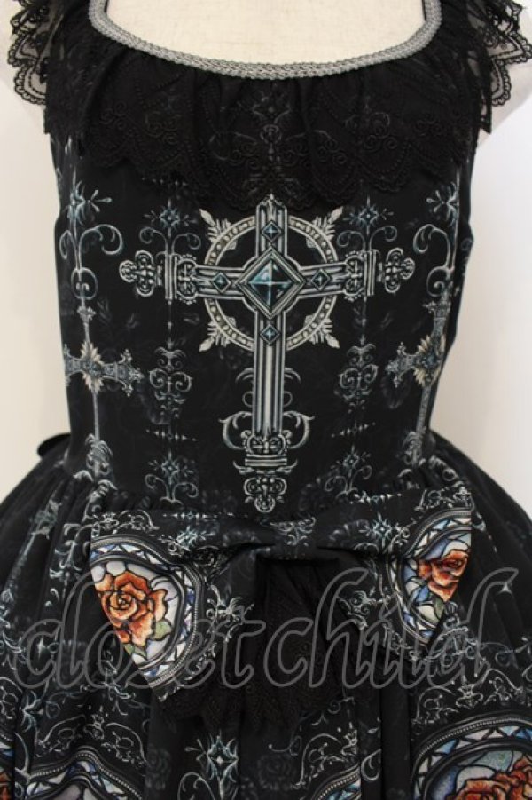 画像2: Royal Princess Alice / いばら姫　粟木こぼねコラボ　ジャンパースカート  クロ O-26-01-26-009-LO-OP-OW-OS (2)