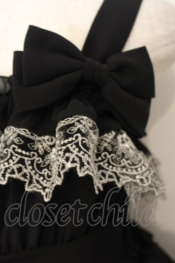 画像2: ATELIER PIERROT / Celestial Veilジャンパースカート 1 ブラック O-26-01-26-010-EL-OP-OW-OS (2)