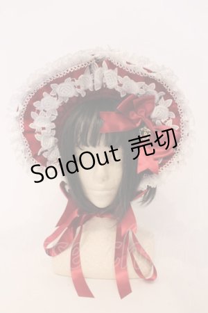 画像: BABY,THE STARS SHINE BRIGHT / エリザベスボンネット  えんじ O-26-01-26-002-BA-AC-OW-OS