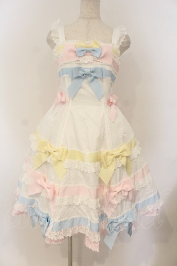 画像1: BABY,THE STARS SHINE BRIGHT / Le ruban d' ombre a trois couchesジャンパースカート  オフシロ O-26-01-26-013-BA-OP-OW-OS (1)