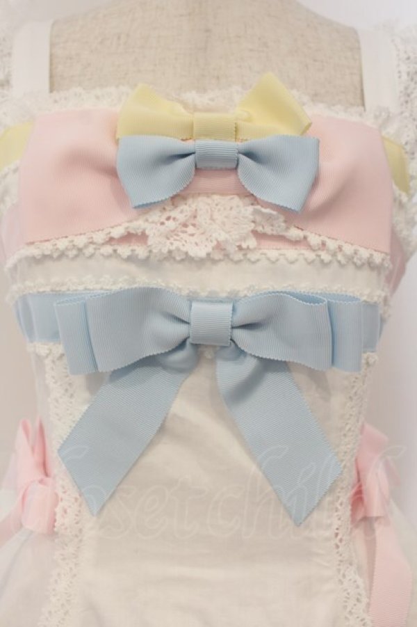 画像2: BABY,THE STARS SHINE BRIGHT / Le ruban d' ombre a trois couchesジャンパースカート  オフシロ O-26-01-26-013-BA-OP-OW-OS (2)