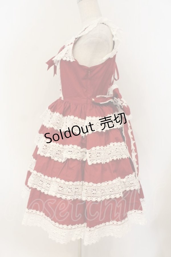 画像4: BABY,THE STARS SHINE BRIGHT / エリザベスジャンパースカート  えんじ O-26-01-26-015-BA-OP-OW-OS (4)