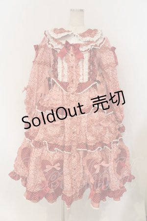 画像: BABY,THE STARS SHINE BRIGHT / Tartelette aux Fraisesロングワンピース  えんじ O-26-01-26-016-BA-OP-OW-OS