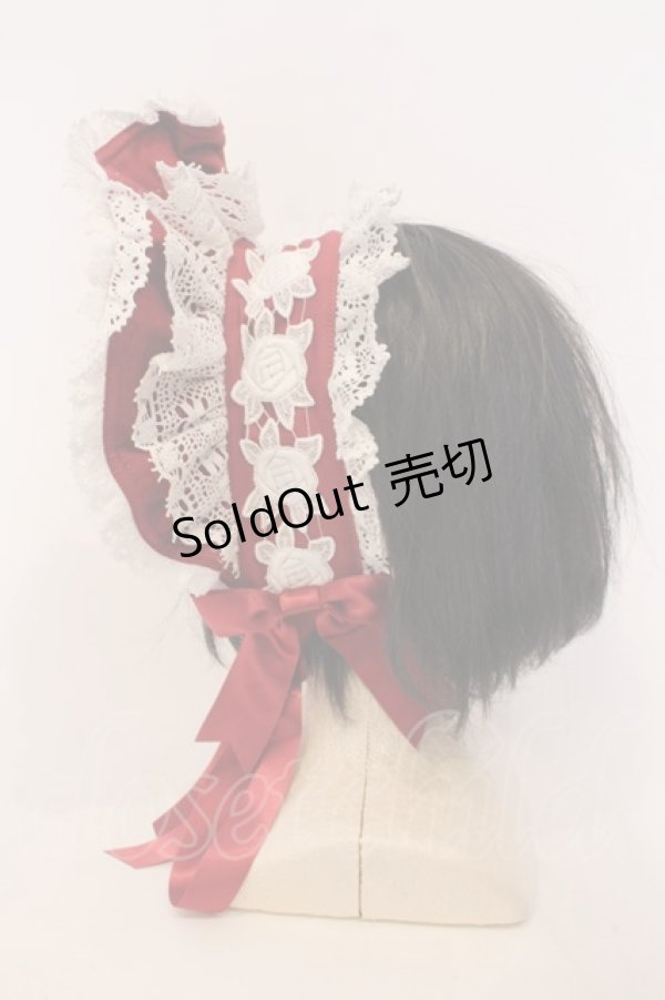 画像3: BABY,THE STARS SHINE BRIGHT / エリザベスボンネット  えんじ O-26-01-26-002-BA-AC-OW-OS (3)