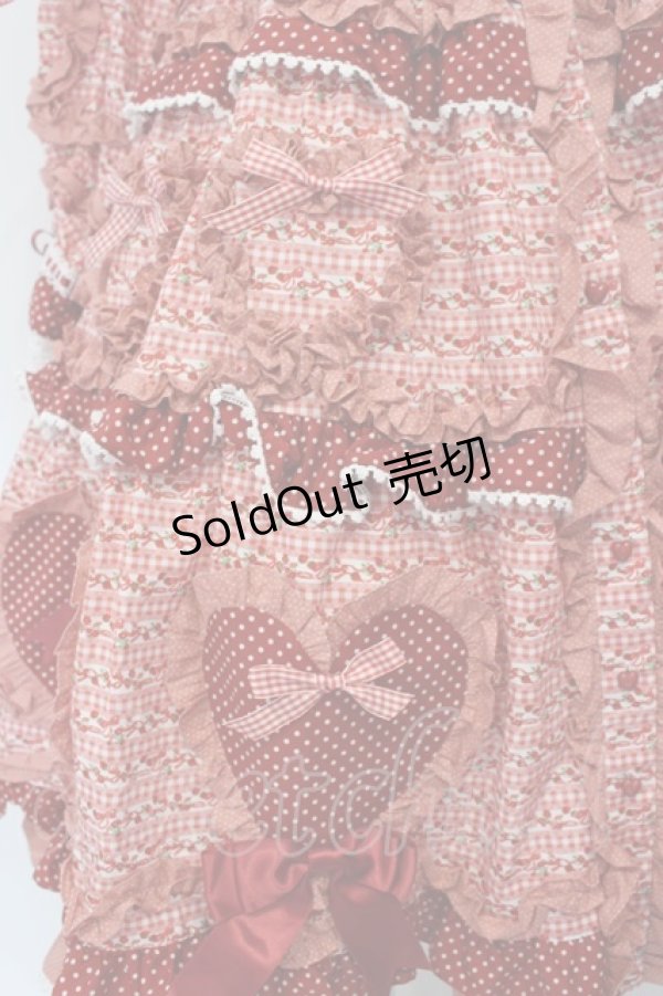 画像3: BABY,THE STARS SHINE BRIGHT / Tartelette aux Fraisesロングワンピース  えんじ O-26-01-26-016-BA-OP-OW-OS (3)