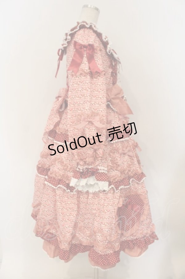 画像4: BABY,THE STARS SHINE BRIGHT / Tartelette aux Fraisesロングワンピース  えんじ O-26-01-26-016-BA-OP-OW-OS (4)