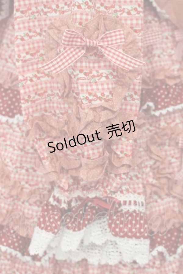 画像5: BABY,THE STARS SHINE BRIGHT / Tartelette aux Fraisesロングワンピース  えんじ O-26-01-26-016-BA-OP-OW-OS (5)