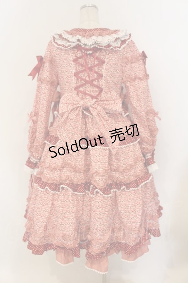 画像6: BABY,THE STARS SHINE BRIGHT / Tartelette aux Fraisesロングワンピース  えんじ O-26-01-26-016-BA-OP-OW-OS (6)