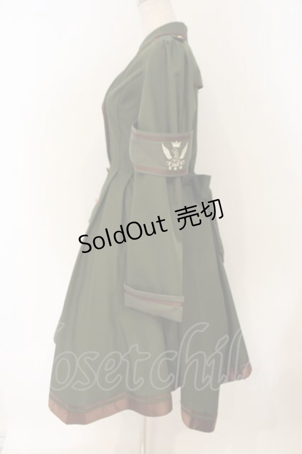 画像2: Amavel / Valiant Knight ヘムラインワンピース F カーキグリーン O-26-01-26-018-CA-OP-OW-OS (2)